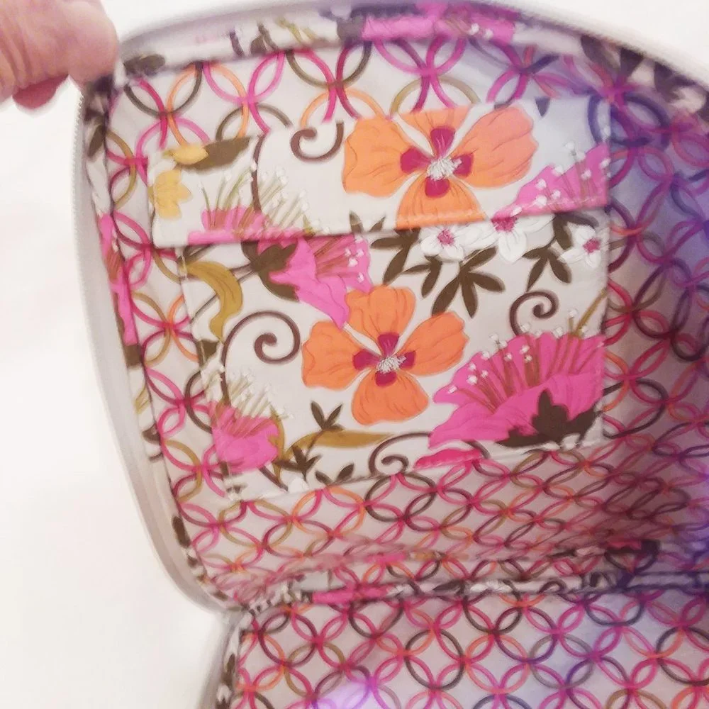 Vera Bradley TEA PARTY Floral Laptop Computer case 16 ½ x 11 ½